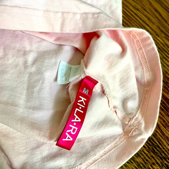 Ki-La-Ra Hello Kitty Racerback Light Pink Tank Top (M but fits S) - Picture 5 of 6
